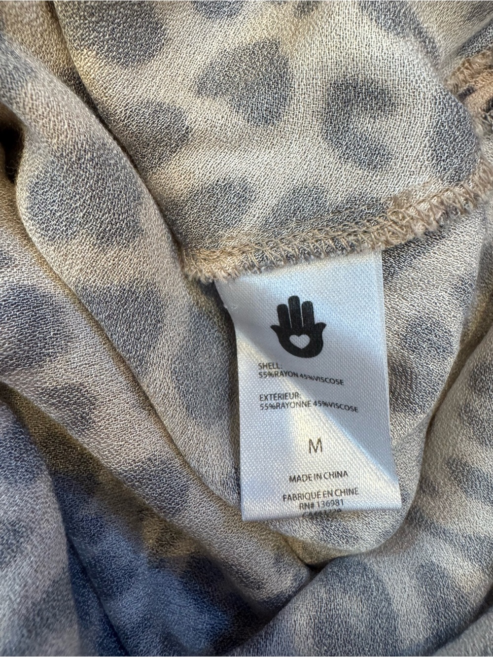 Spiritual Gangster Leopard Print Slip Maxi Dress - Tan/Black medium like new - Picture 5 of 5